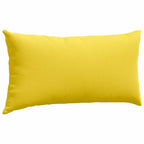 Cuscini da Divano 2 pcs Giallo Chiaro 80 x 40 cm Tessuto