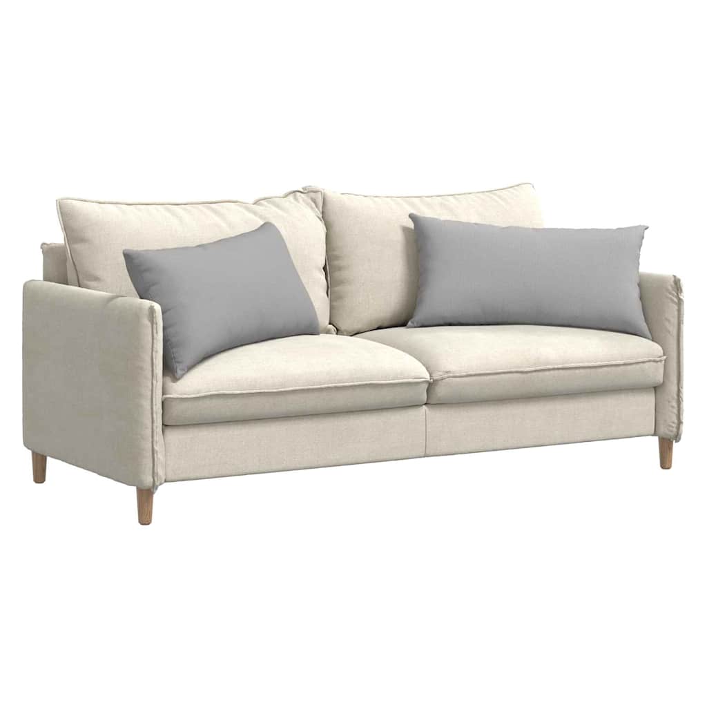 Cuscini da Divano 2 pcs Grigio Nuvola 80 x 40 cm Tessuto