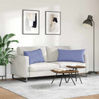 Cuscini da Divano 2 pcs Blu jeans 80 x 40 cm Tessuto