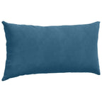 Cuscini da Divano 2 pcs Blu 80 x 40 cm Tessuto in Cords