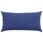 Cuscini da Divano 2 pcs Blu Polizia 80 x 40 cm Tessuto in Cords