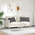 Cuscini da Divano 2 pcs Grigio scuro 80 x 40 cm
