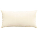 Cuscini da Divano 2 pcs Crema 80 x 40 cm Tessuto in Cords