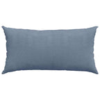 Cuscini da Divano 2 pcs Blu 80 x 40 cm Tessuto in Cords