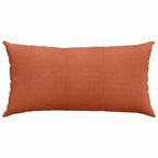 Cuscini da Divano 2 pcs Rosso Arancio 80 x 40 cm