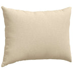 Cuscini da Divano 2 pcs Crema 70 x 50 cm Tessuto