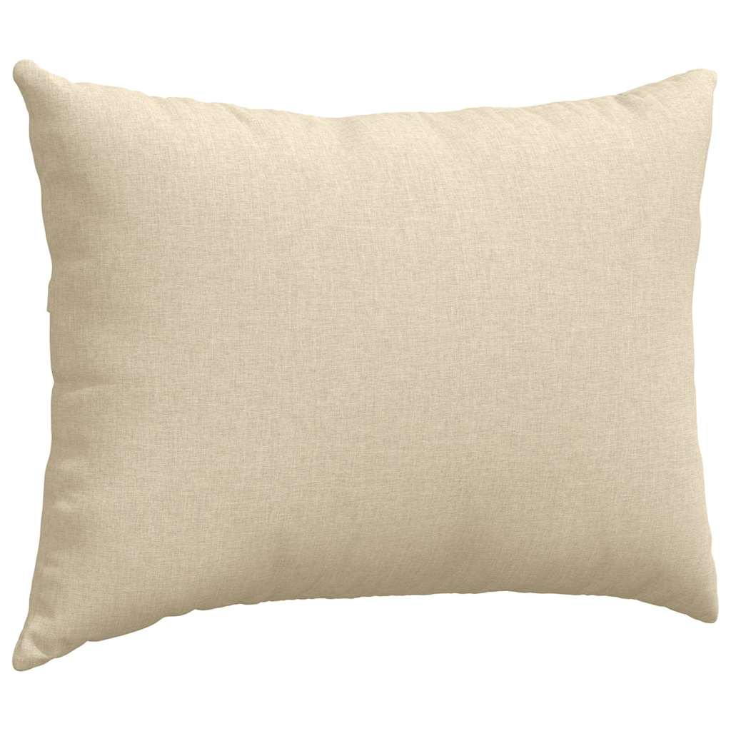 Cuscini da Divano 2 pcs Crema 70 x 50 cm Tessuto
