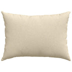 Cuscini da Divano 2 pcs Crema 70 x 50 cm Tessuto