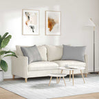 Cuscini da Divano 2 pcs Grigio Nuvola 70 x 50 cm Tessuto