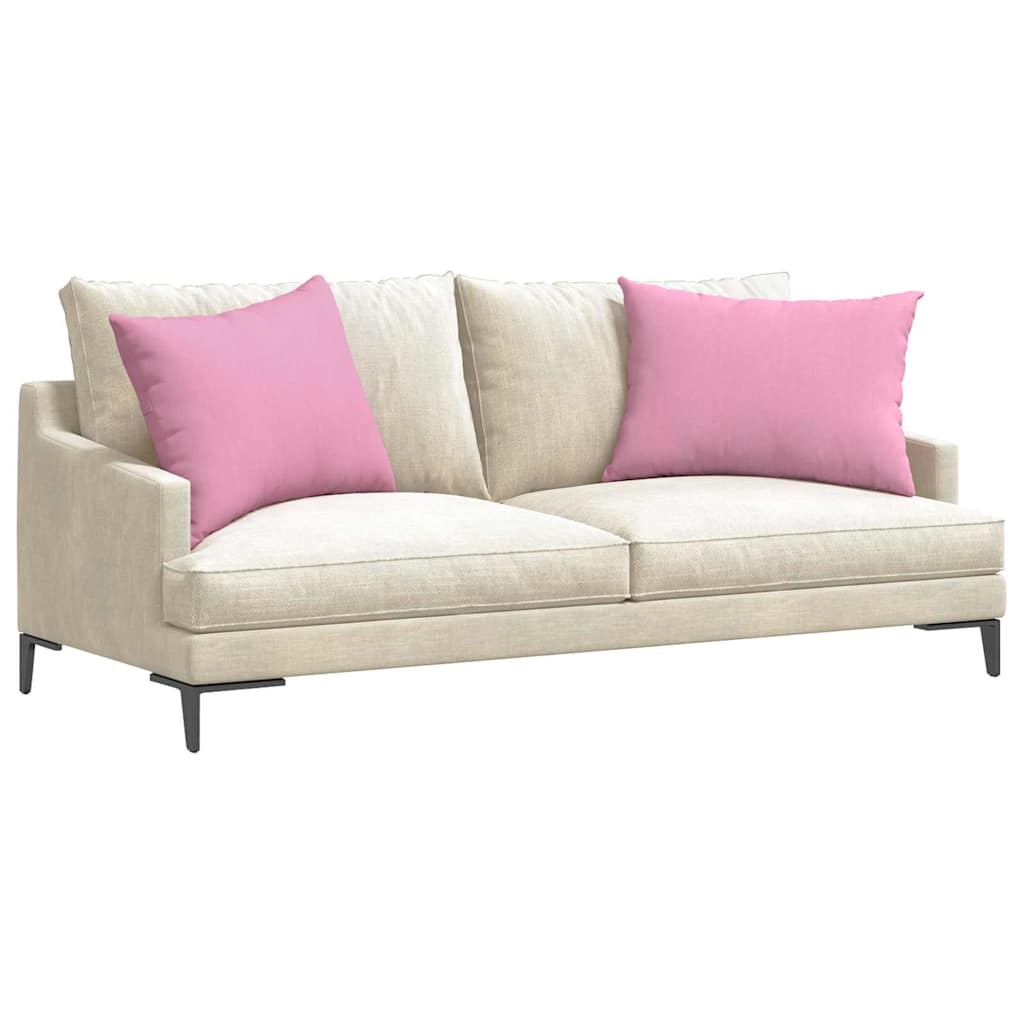 Cuscini da Divano 2 pcs Rosa 70 x 50 cm Tessuto