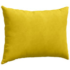 Cuscini da Divano 2 pcs Giallo 70 x 50 cm Tessuto in Cords