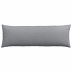 Cuscini da Divano 2 pcs Grigio chiaro 120 x 40 cm Tessuto