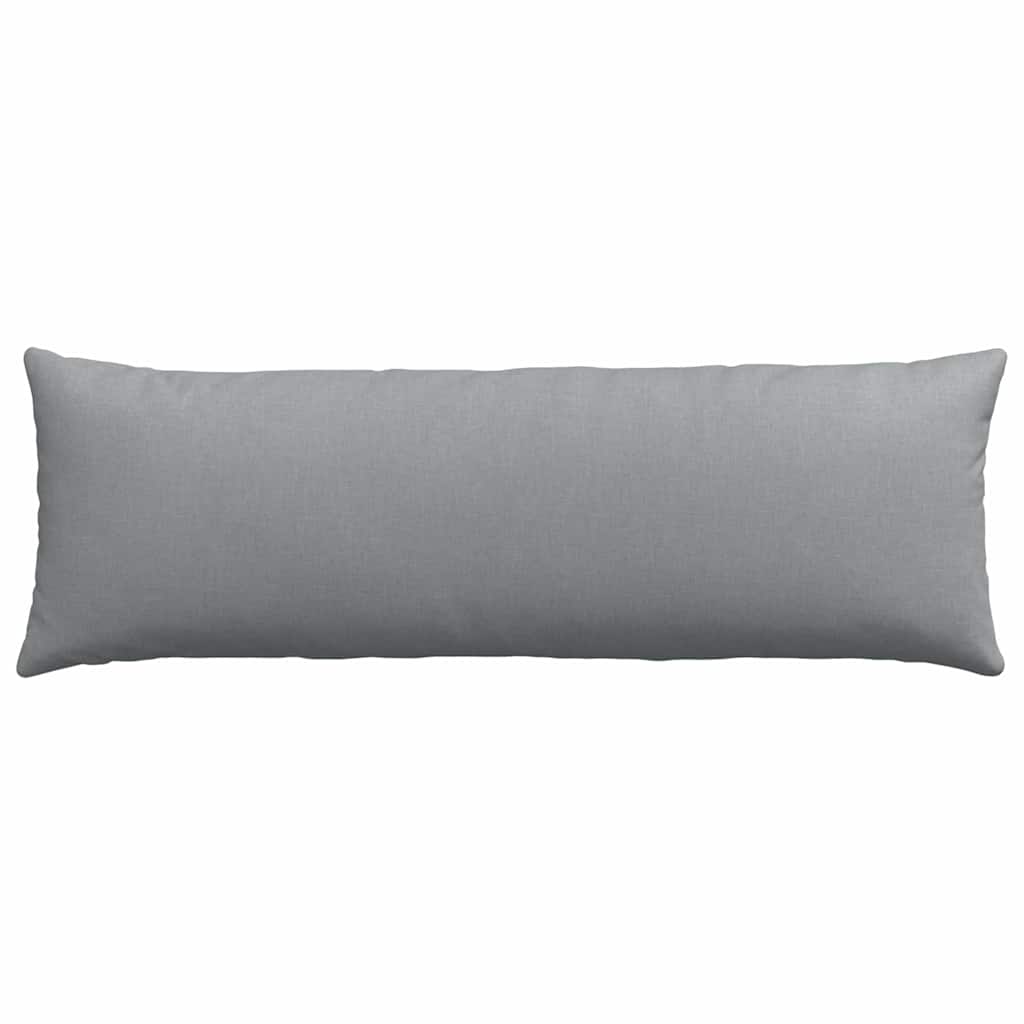 Cuscini da Divano 2 pcs Grigio chiaro 120 x 40 cm Tessuto