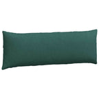 Cuscini da Divano 2 pcs Verde Scuro 120 x 40 cm Tessuto