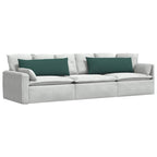 Cuscini da Divano 2 pcs Verde Scuro 120 x 40 cm Tessuto