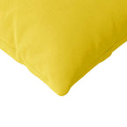 Cuscini da Divano 2 pcs Giallo Chiaro 120 x 40 cm Tessuto