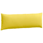 Cuscini da Divano 2 pcs Giallo Chiaro 120 x 40 cm Tessuto