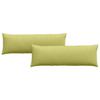 Cuscini da Divano 2 pcs Verde chiaro 120 x 40 cm Tessuto