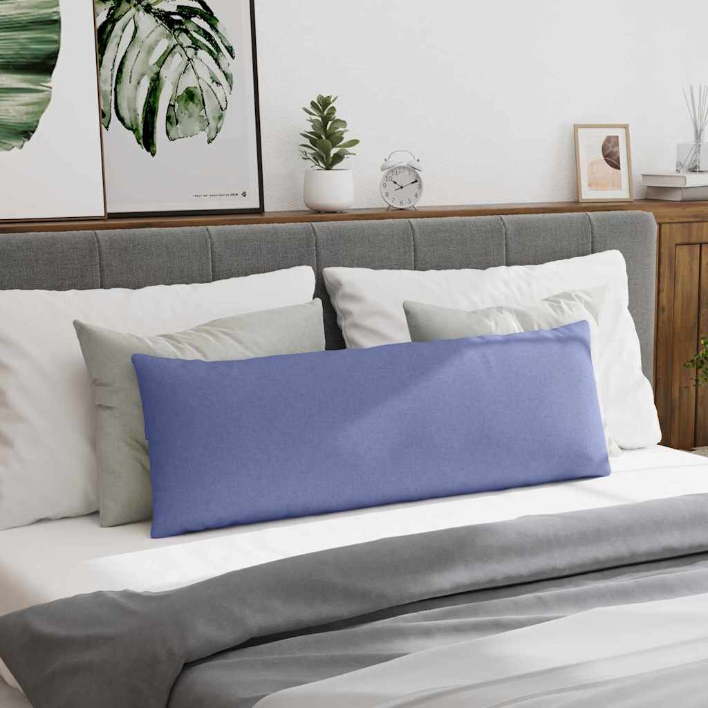 Cuscini da Divano 2 pcs Blu jeans 120 x 40 cm Tessuto