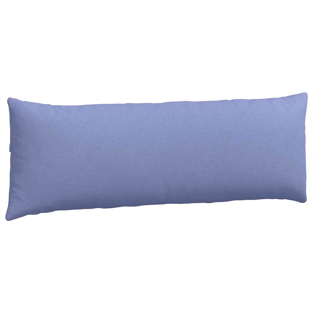 Cuscini da Divano 2 pcs Blu jeans 120 x 40 cm Tessuto