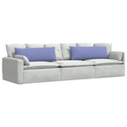 Cuscini da Divano 2 pcs Blu jeans 120 x 40 cm Tessuto