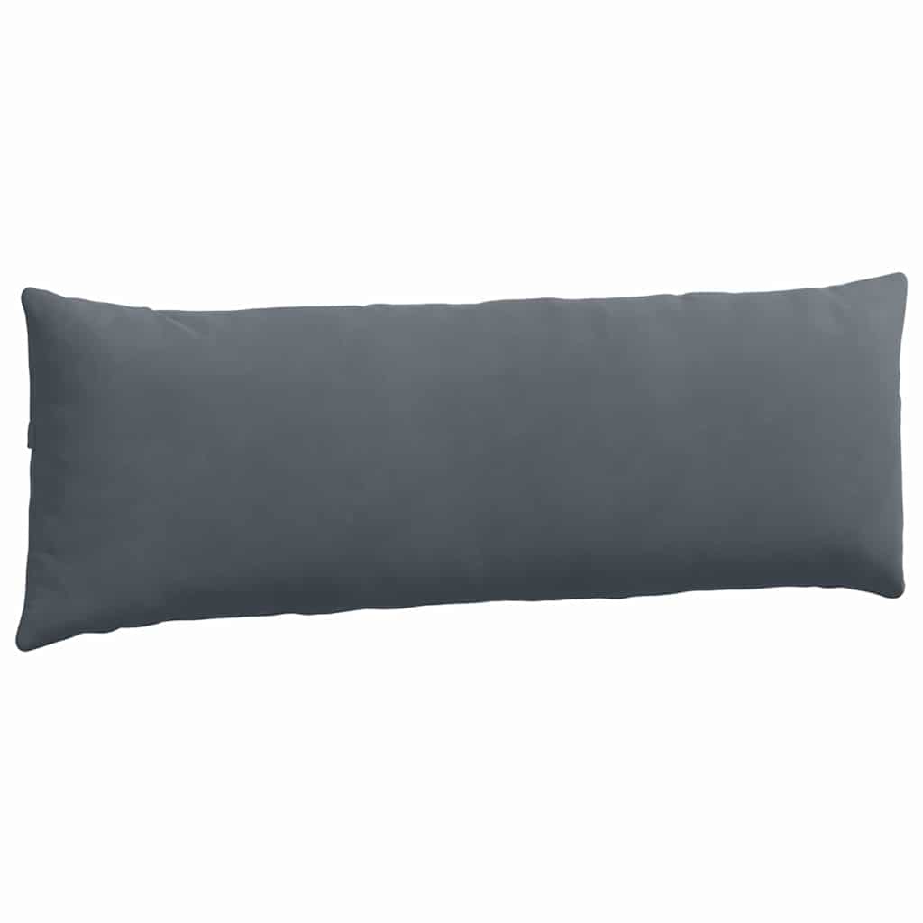 Cuscini da Divano 2 pcs Grigio scuro 120 x 40 cm