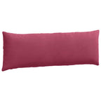 Cuscini da Divano 2 pcs Rosso Vino 120 x 40 cm Tessuto in Cords