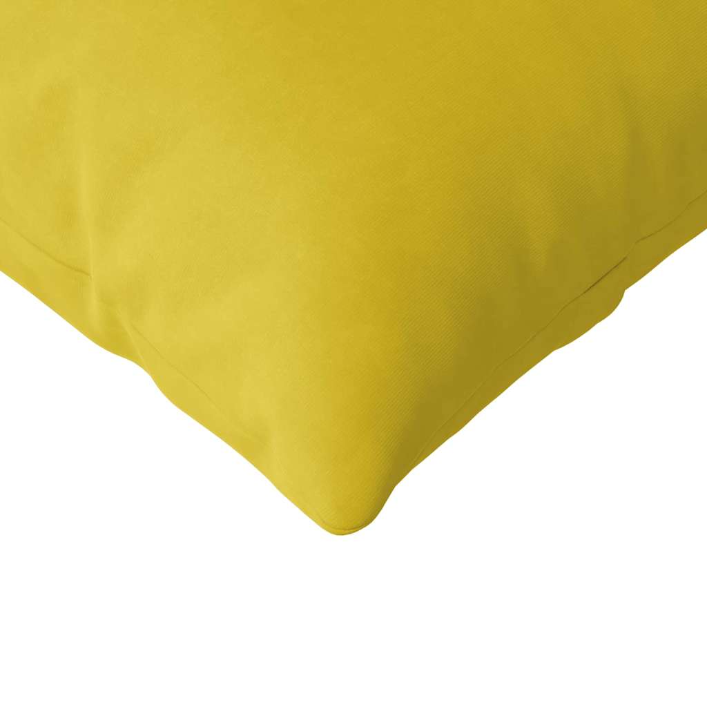 Cuscini da Divano 2 pcs Giallo 120 x 40 cm Tessuto in Cords