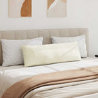 Cuscini da Divano 2 pcs Crema 120 x 40 cm Tessuto in Cords