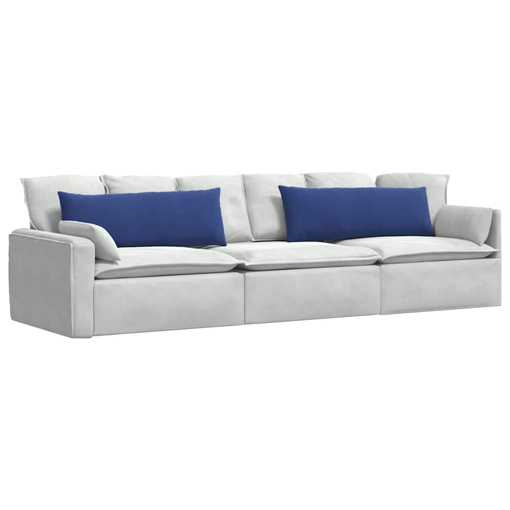 Cuscini da Divano 2 pcs Blu Polizia 120 x 40 cm