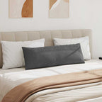 Cuscini da Divano 2 pcs Grigio scuro 120 x 40 cm