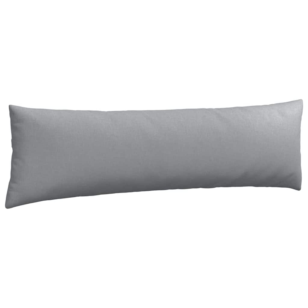 Cuscini da Divano 2 pcs Grigio chiaro 145 x 40 cm Tessuto