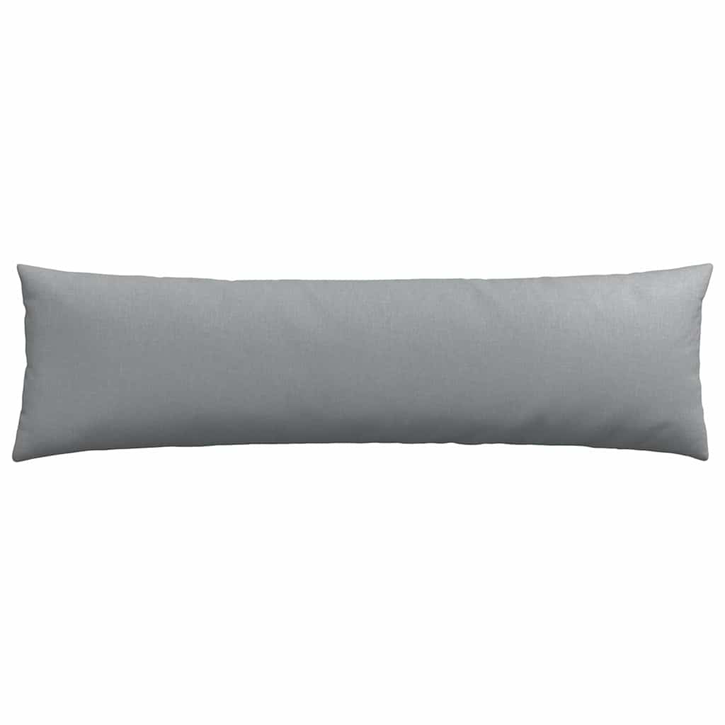 Cuscini da Divano 2 pcs Grigio chiaro 145 x 40 cm Tessuto