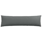 Cuscini da Divano 2 pcs Grigio scuro 145 x 40 cm Tessuto