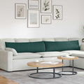 Cuscini da Divano 2 pcs Verde Scuro 145 x 40 cm Tessuto