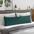 Cuscini da Divano 2 pcs Verde Scuro 145 x 40 cm Tessuto