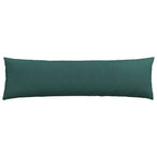Cuscini da Divano 2 pcs Verde Scuro 145 x 40 cm Tessuto