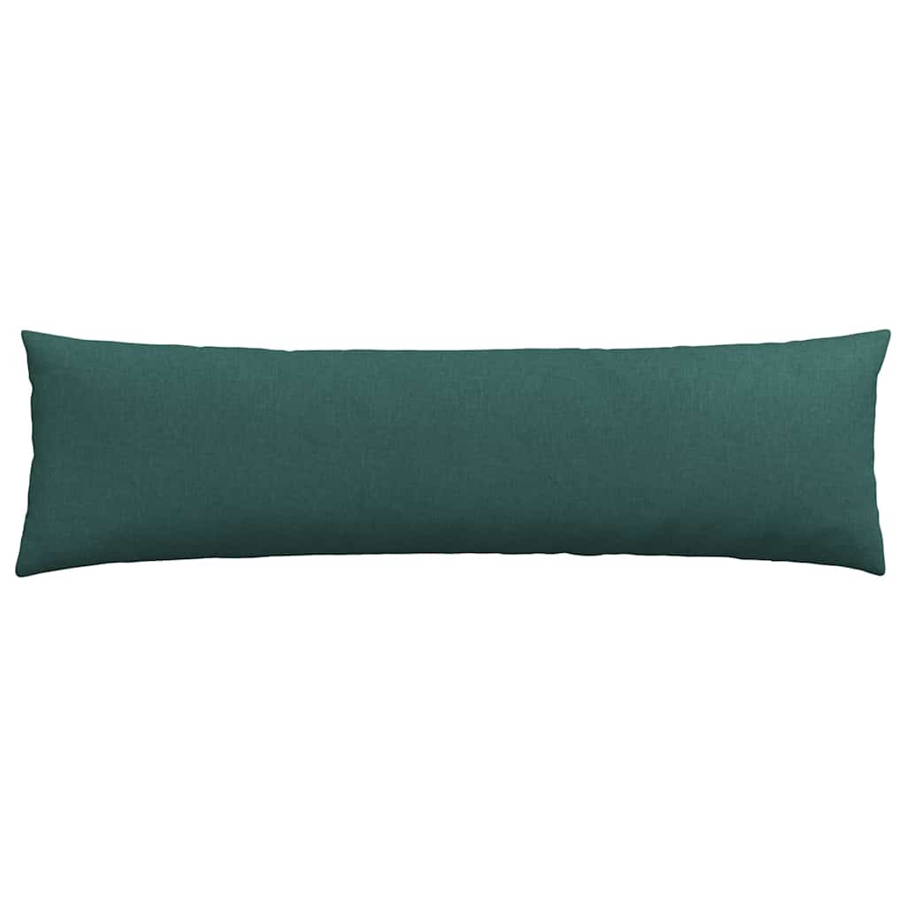 Cuscini da Divano 2 pcs Verde Scuro 145 x 40 cm Tessuto
