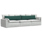 Cuscini da Divano 2 pcs Verde Scuro 145 x 40 cm Tessuto