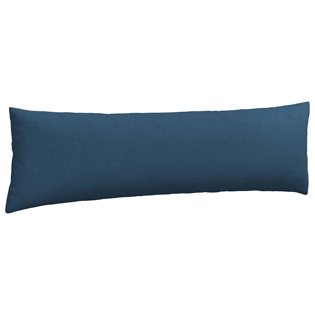Cuscini da Divano 2 pcs Blu 145 x 40 cm Tessuto