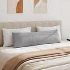 Cuscini da Divano 2 pcs Grigio Nuvola 145 x 40 cm Tessuto
