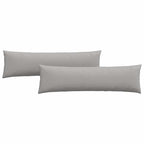 Cuscini da Divano 2 pcs Grigio Nuvola 145 x 40 cm Tessuto