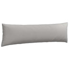Cuscini da Divano 2 pcs Grigio Nuvola 145 x 40 cm Tessuto