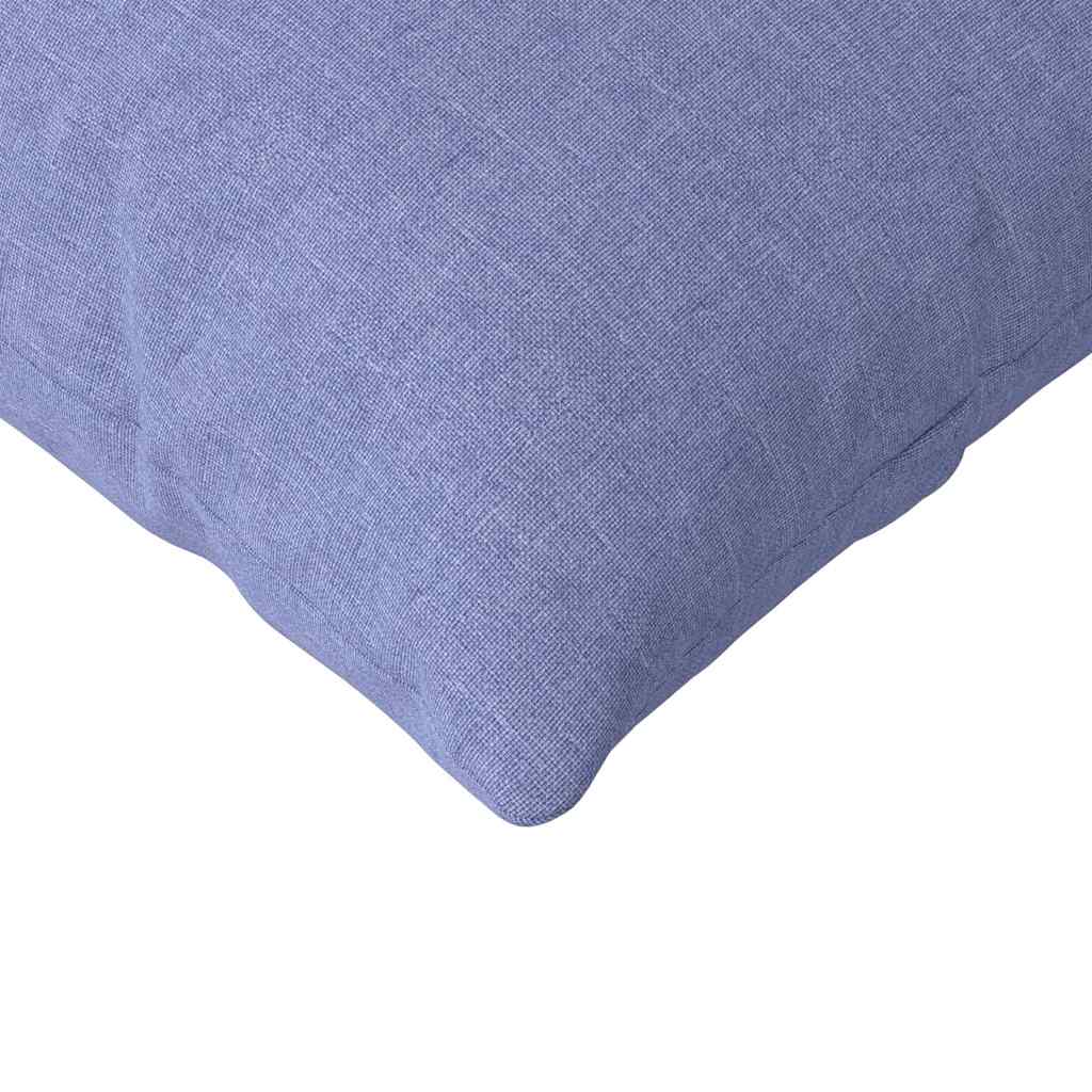 Cuscini da Divano 2 pcs Blu jeans 145 x 40 cm Tessuto