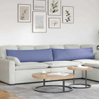 Cuscini da Divano 2 pcs Blu jeans 145 x 40 cm Tessuto