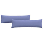 Cuscini da Divano 2 pcs Blu jeans 145 x 40 cm Tessuto