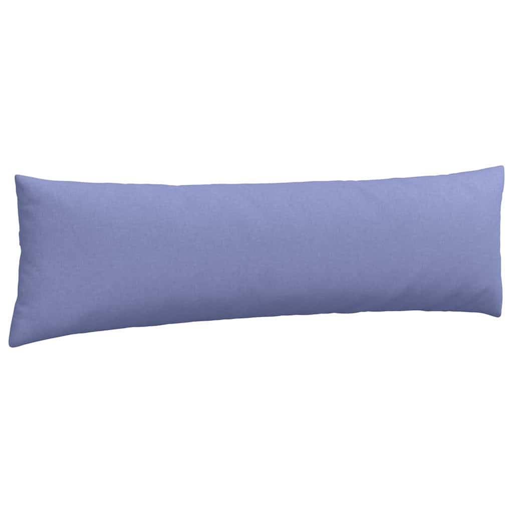 Cuscini da Divano 2 pcs Blu jeans 145 x 40 cm Tessuto