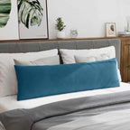 Cuscini da Divano 2 pcs Blu 145 x 40 cm Tessuto in Cords