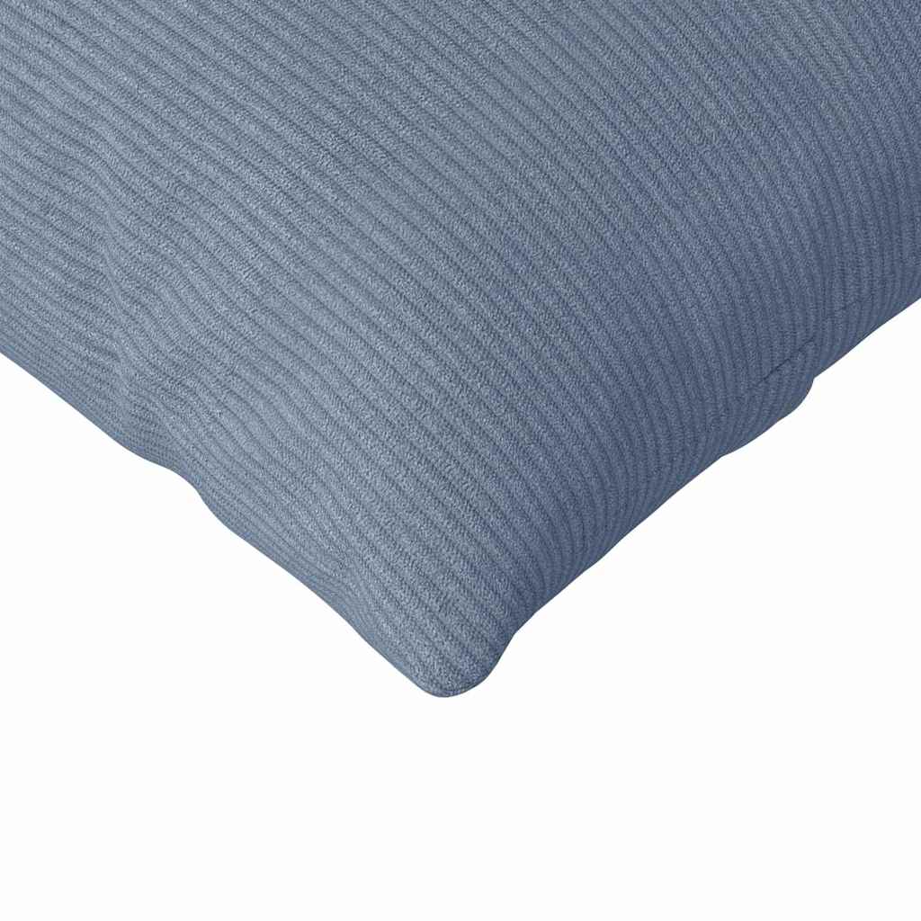 Cuscini da Divano 2 pcs Blu 145 x 40 cm Tessuto in Cords