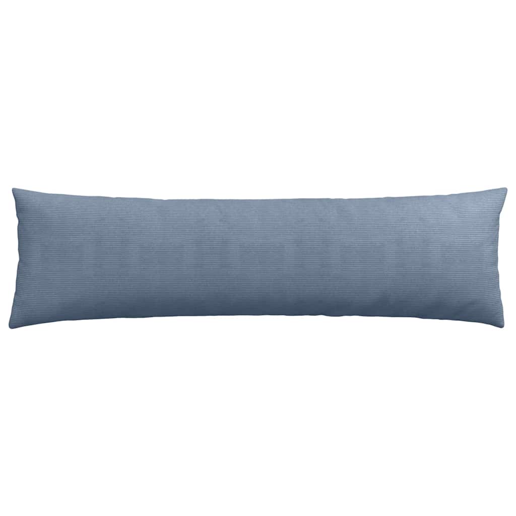 Cuscini da Divano 2 pcs Blu 145 x 40 cm Tessuto in Cords